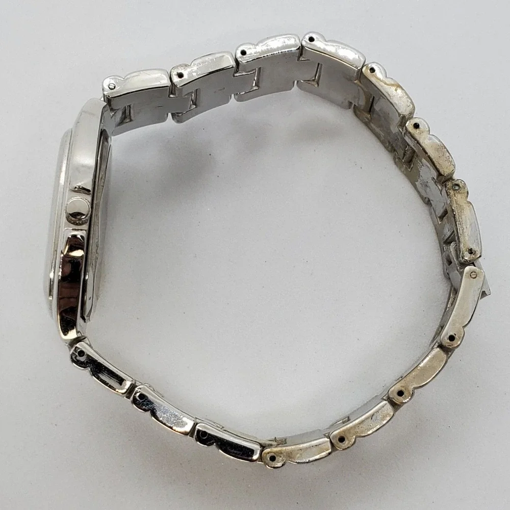 Men's Watch 38MM Black Dial Gray Case Gray Bracelet 7.5